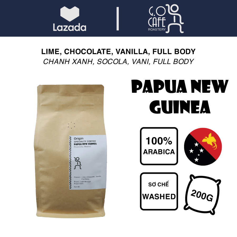 Cà phê Specialty Coffee, cafe đặc sản từ Papua New Guinea - G.O Cafe Roastery