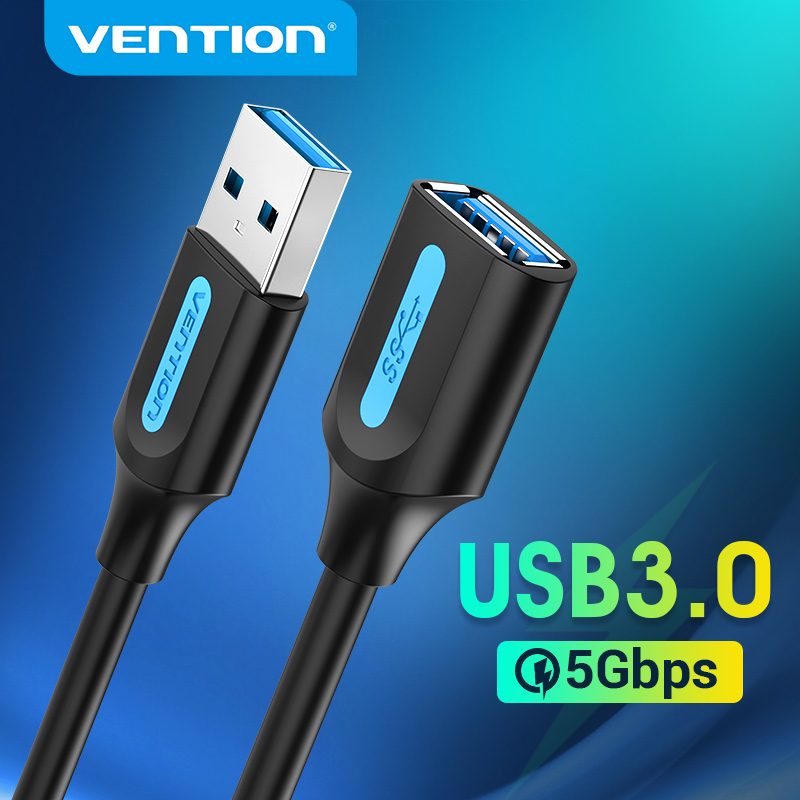 Vention Cáp nối USB USB 3.0 dây điện nối dài gõ một đầu đực thành đầu cái truyền dữ liệu dẫn cho Pla