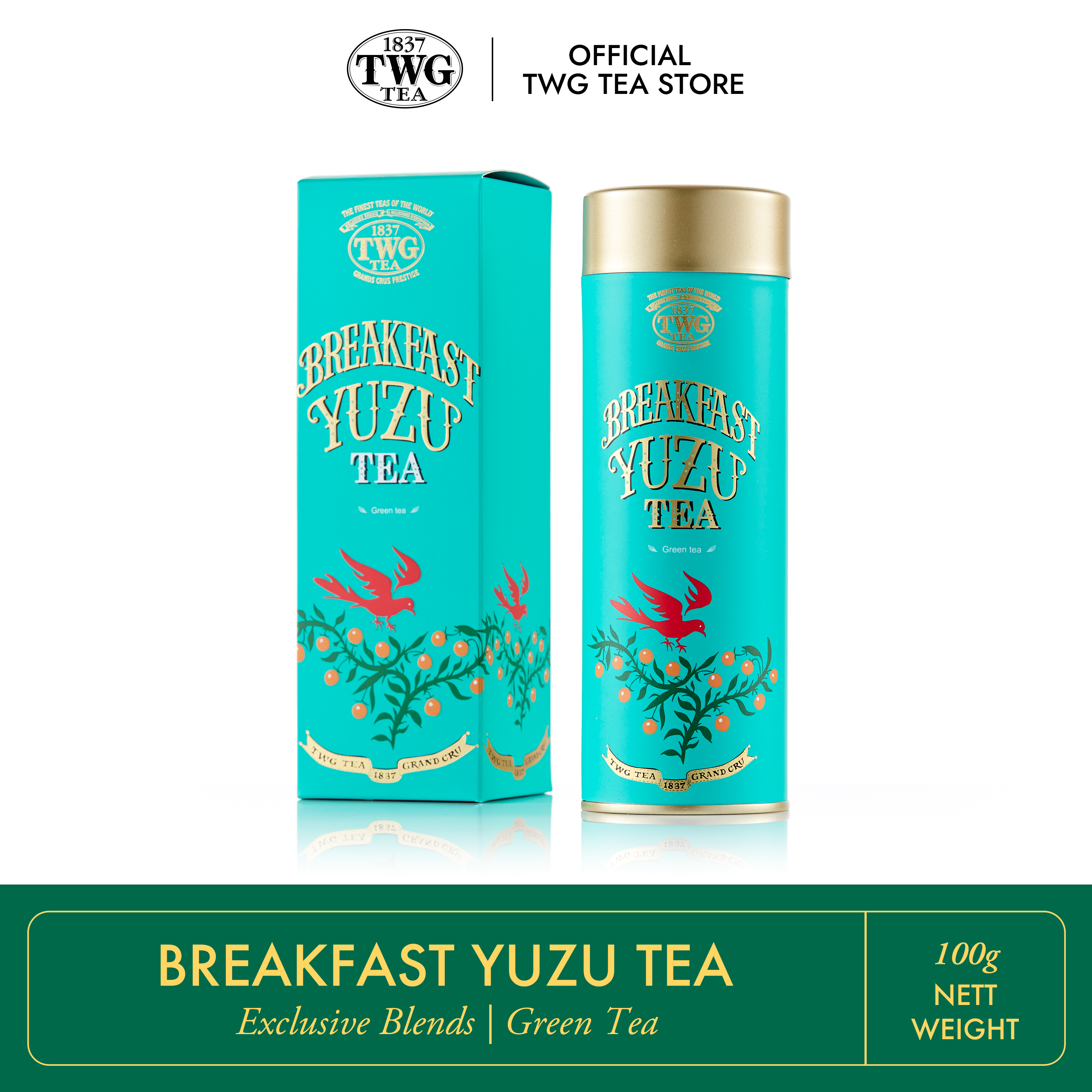 Trà twg tea - breakfast yuzu tea | trà xanh