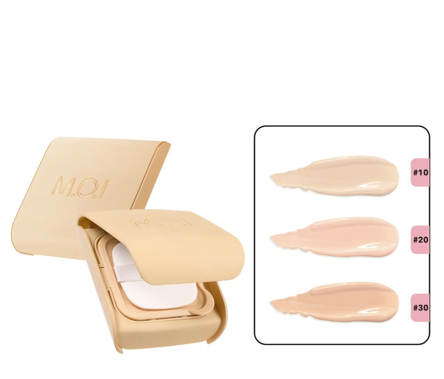 ( Mẫu mới) PHẤN NƯỚC M.O.I BABY SKIN CUSHION - M.O.I COSMETICS - HỒ NGỌC HÀ
