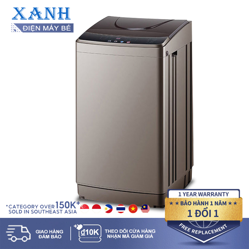 Máy giặt tự động 2 trong 1 dùng trong gia đình phòng thuê nhà chung cư ký thúc xa thích hợp cho người lười