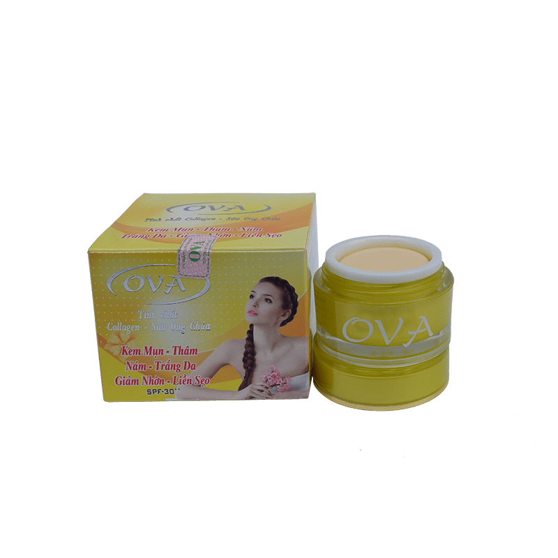 Kem mụn - thâm - nám - dưỡng trắng da - giảm nhờn - liền sẹo ova 10g
