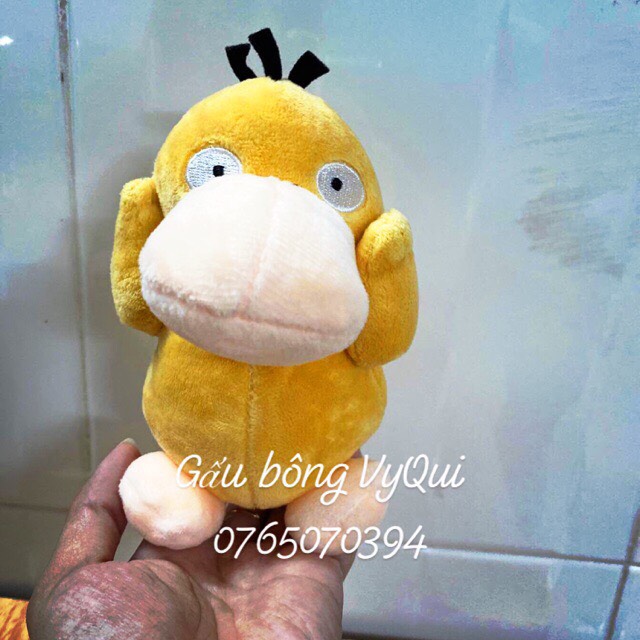 Gấu bông pokemon vịt bối rối size móc khoá