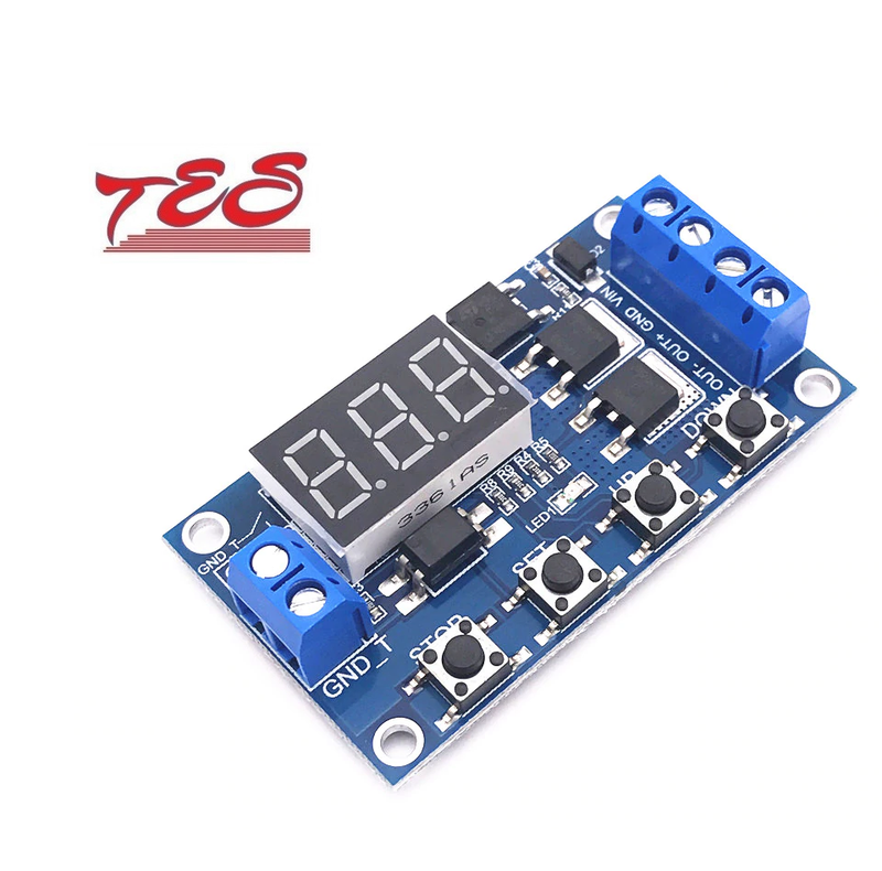 Mạch Tạo Trễ Đóng Ngắt Thiết Bị  Timer điện tử Mẫu 2
