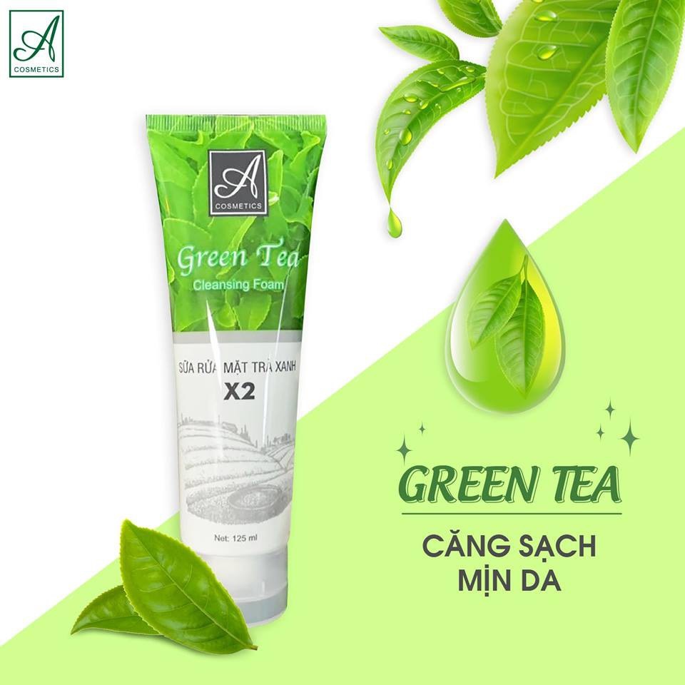 Sữa rửa mặt trà xanh a cosmetics