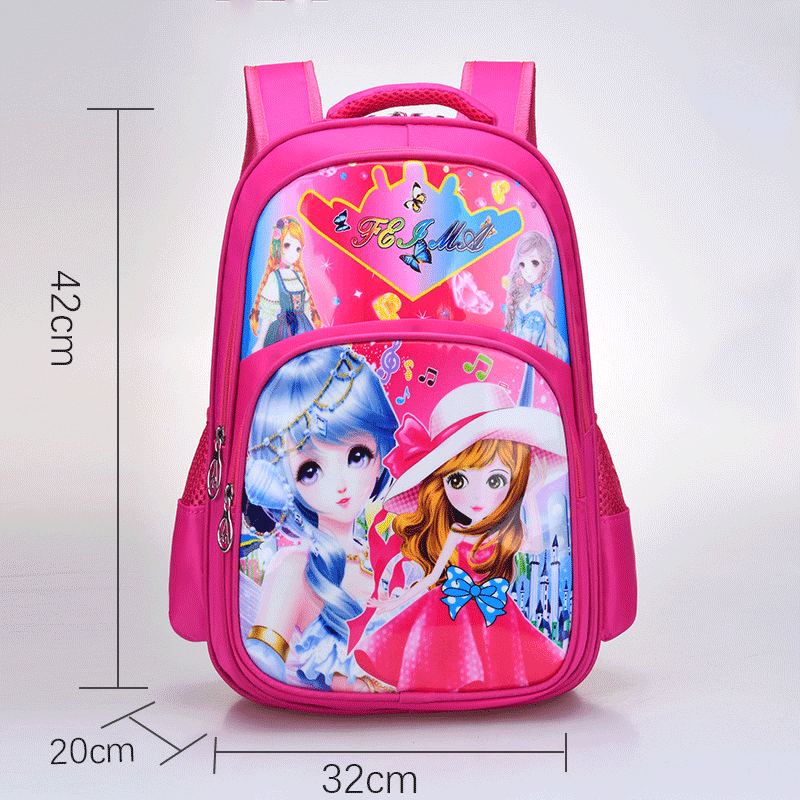 [SIZE 42CM] Ba lo học sinh chống gù, Balo cho bé gái , Balo công chúa , Balo đi học cho bé , Ba lô , Cặp học sinh , Cặp đi học chống thấm nước