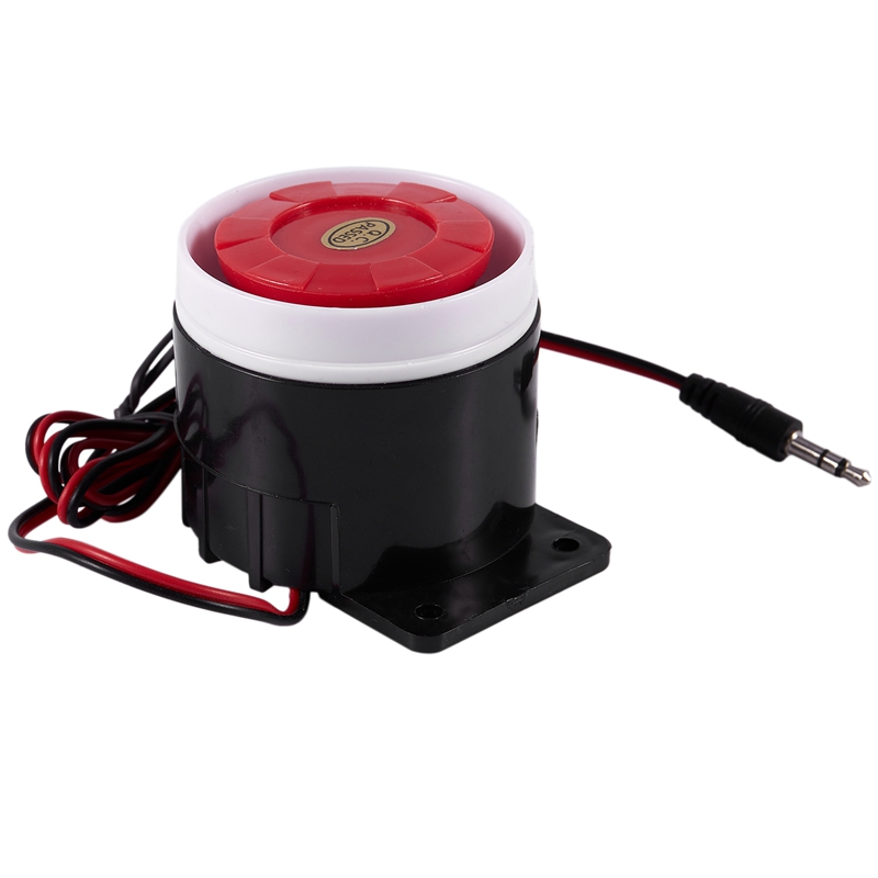 2 x Continuous Sound Decibel Piezo Buzzer IC Alarm DC 12V 120db Black Red  A12