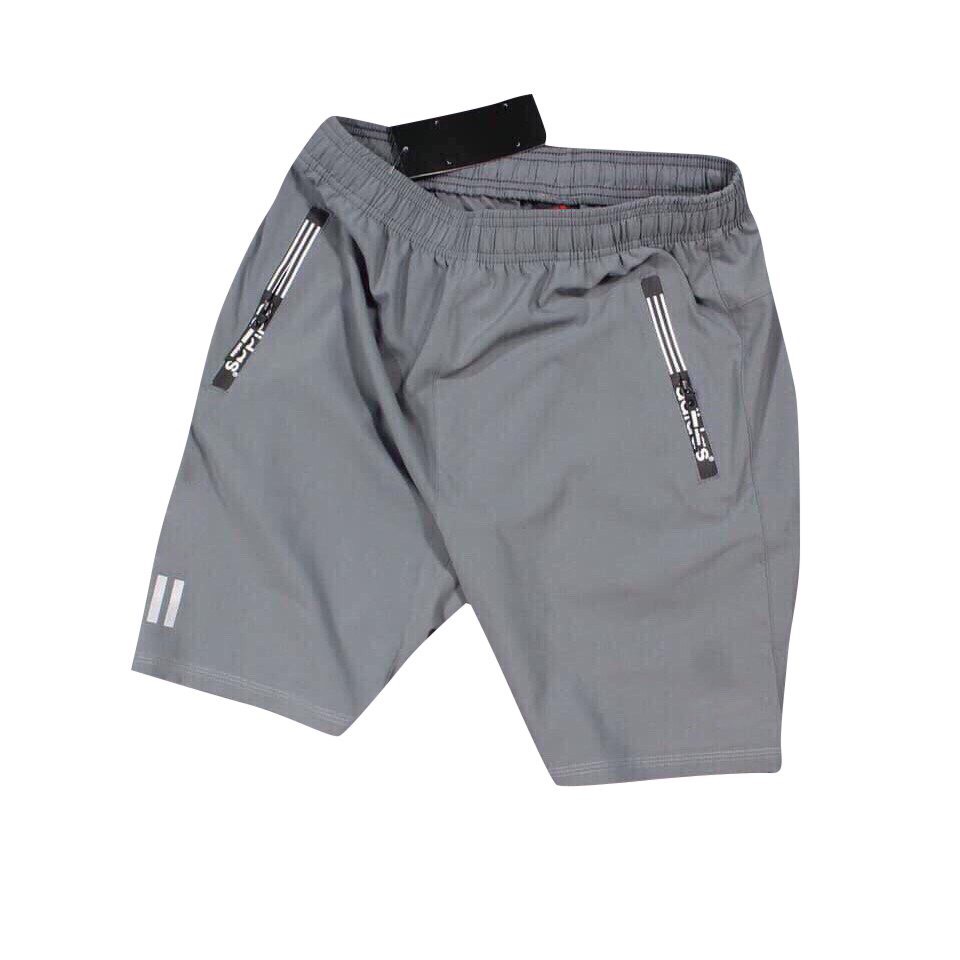 Quần short thể thao nam- quần đùi nam vải gió mềm mịn, 2 túi có khóa chống nước cao cấp, thời trang, bền đẹp
