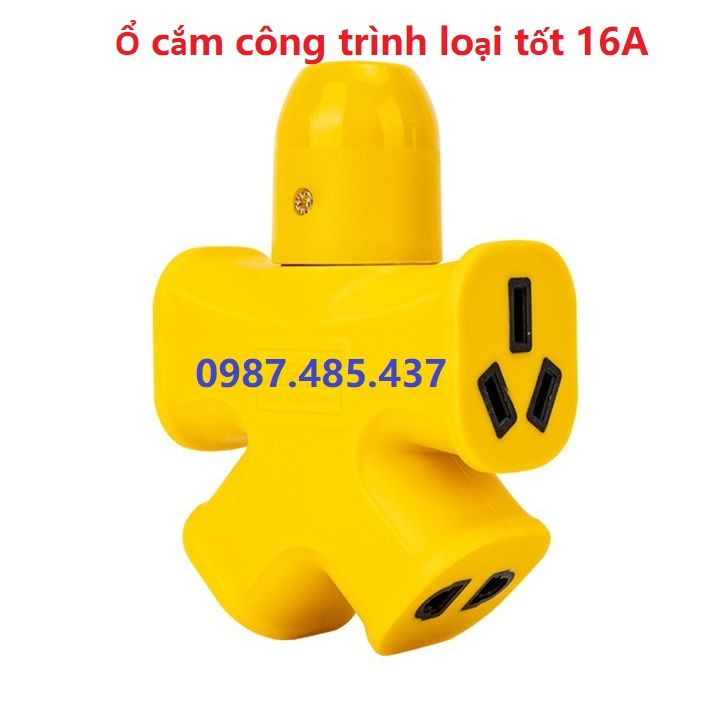 Ổ cắm chịu tải siêu bền chống va đập - ổ cắm công trình 16A