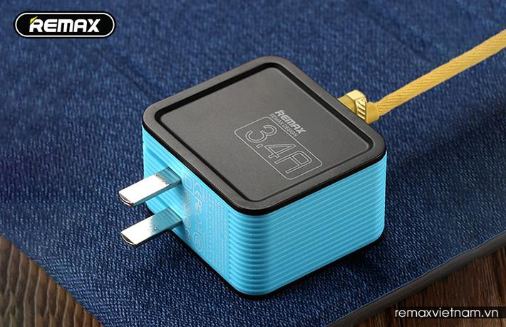 Củ sạc 4 cổng usb 3.4a remax rp-u40 - phân phối bởi vietstore