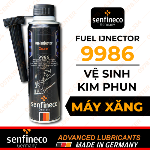 Súc béc xăng Senfineco 9986 300 ml. Xúc rửa vệ sinh kim phun, làm sạch vòi phun nhiên liệu