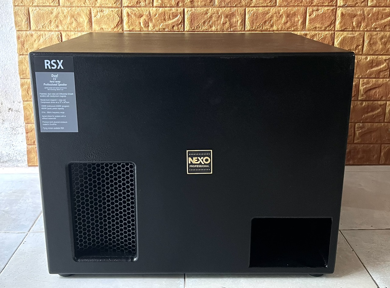 Loa sub điện siêu trầm 4 tấc NEXO thùng sơn cao cấp Hàng mới nhập khẩu