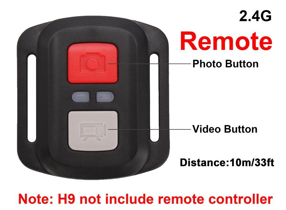 Phụ kiện camera hành trình - remote chụp hình 2.4g eken h9 / h9r / h3r / h8 / h8r