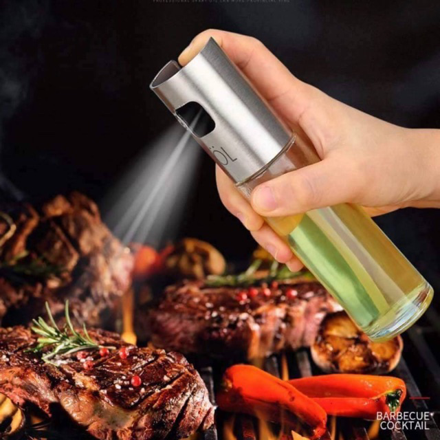 [HOT DEAL ]Bình xịt dầu ăn, dấm , nước mắm tiện ích gia vị nấu ăn dạng lỏng - bình phun sương dầu giúp tẩm ướp gia vị đều