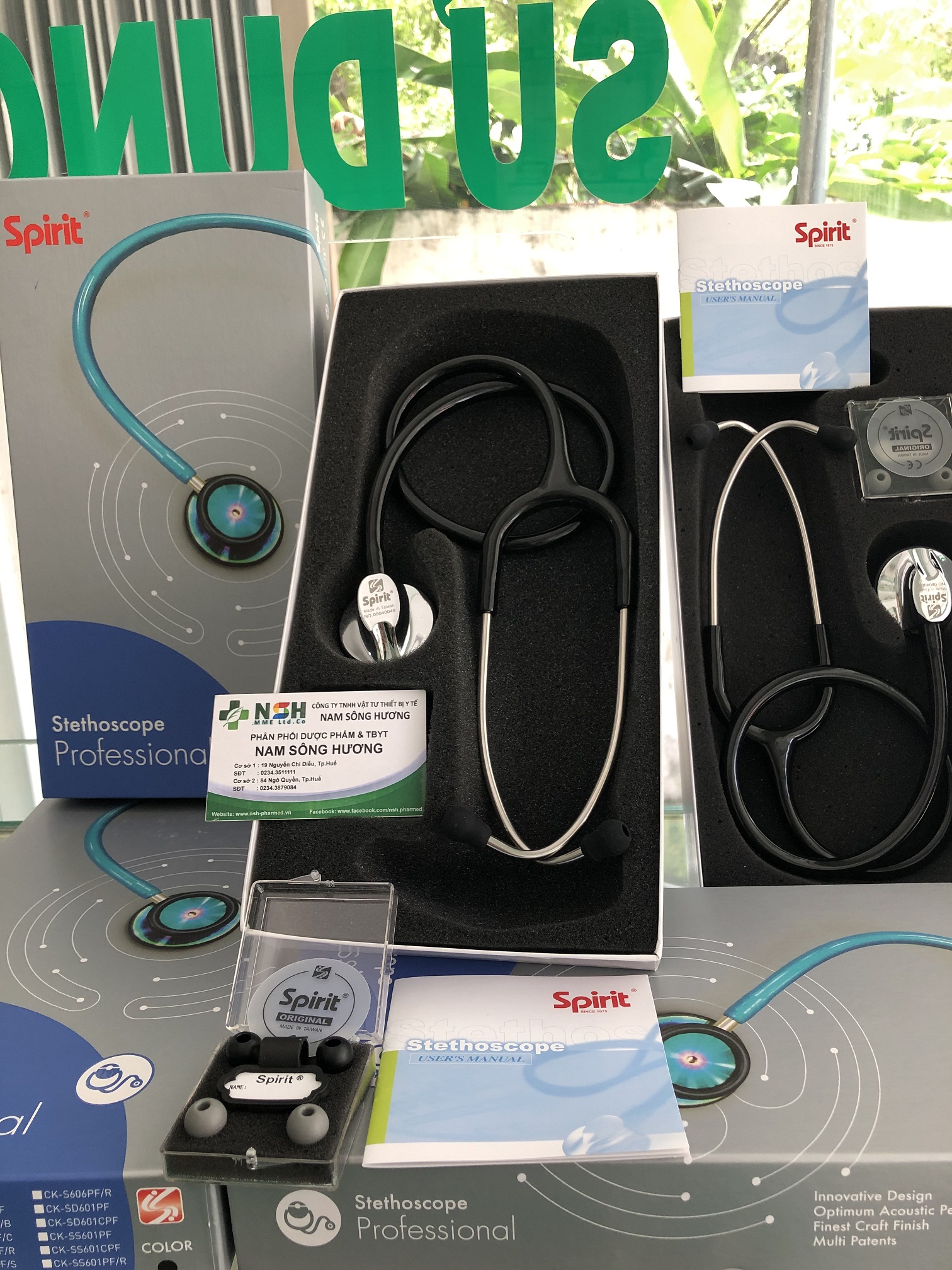 ỐNG NGHE Y TẾ TAI NGHE Y TẾ 1 MẶT 2 DÂY CAO CẤP SPIRIT CK-M601P CK M601P