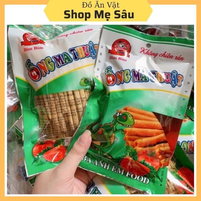 {HOT} Snack Ống Ma Thuật 💖 FREESHIP 💖 Snack Tăm Ống Ma Thuật Giòn Ngon