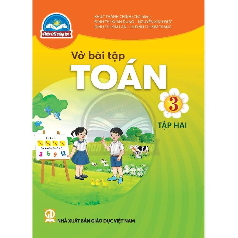 Sách vở bài tập toán lớp 3 tập 2 chân trời sáng tạo
