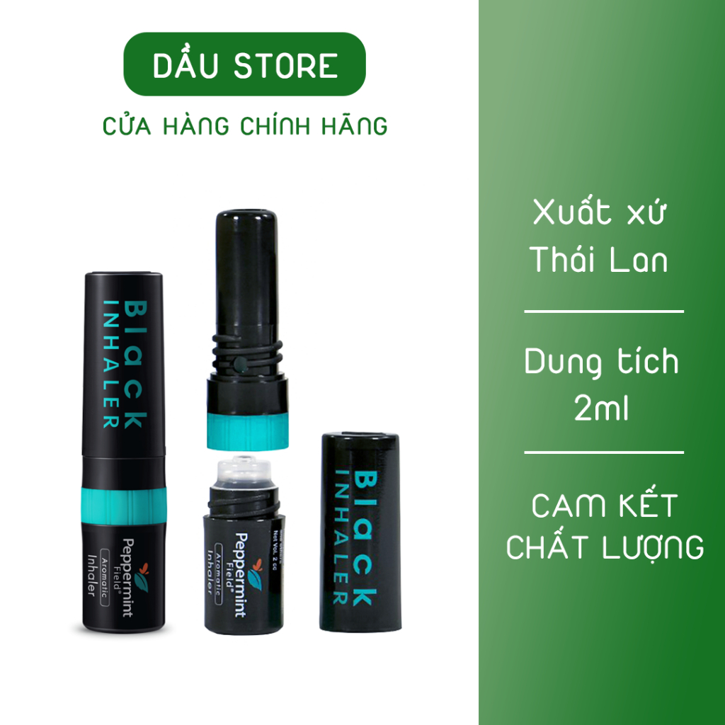 Ống hít thông mũi bạc hà Black Peppermint Field 2ml - date xa