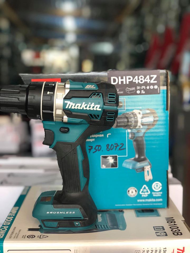 18v máy khoan búa vặn vít dùng pin makita. dhp484z