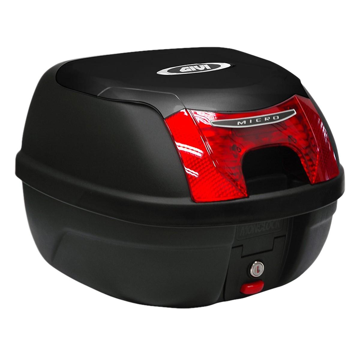 [HCM][Chính Hãng] Thùng đi phượt GIVI E26NX - Monolock 26L Top Case + Có Đế Lót Thùng