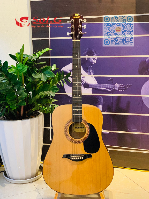 Đàn guitar acoustic hohner hw220n cao cấp nhập khẩu đức
