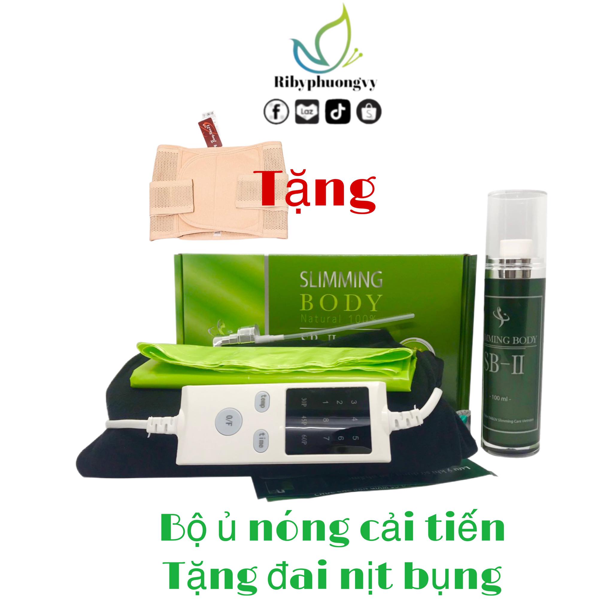 Bộ ủ nóng Slimming body sb2 cải tiến