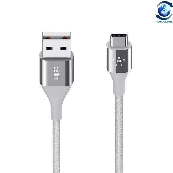 Cáp sạc type c belkin mixit↑™ duratek™ f2cu059bt04-slv sợi kevlar siêu bền 12 mét