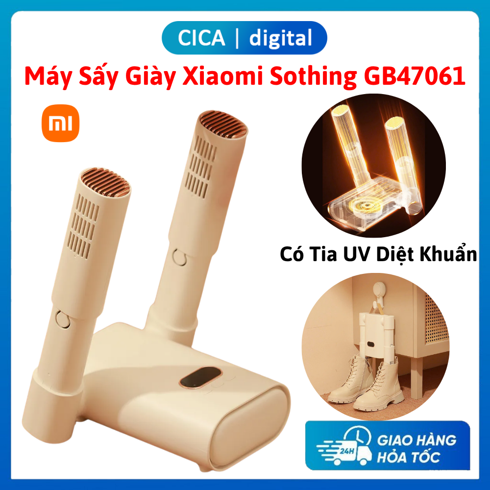 Máy Sấy Giày Xiaomi Sothing GB47061 - Máy Sấy Khô Và Khử Mùi Giày Thông Minh - Gấp Gọn Tiện Lợi - Bảo Hành 12 Tháng