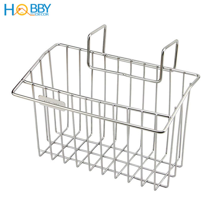 Kệ đựng đồ rửa chén gắn thành chậu rửa inox 304 Hobby home decor TB1
