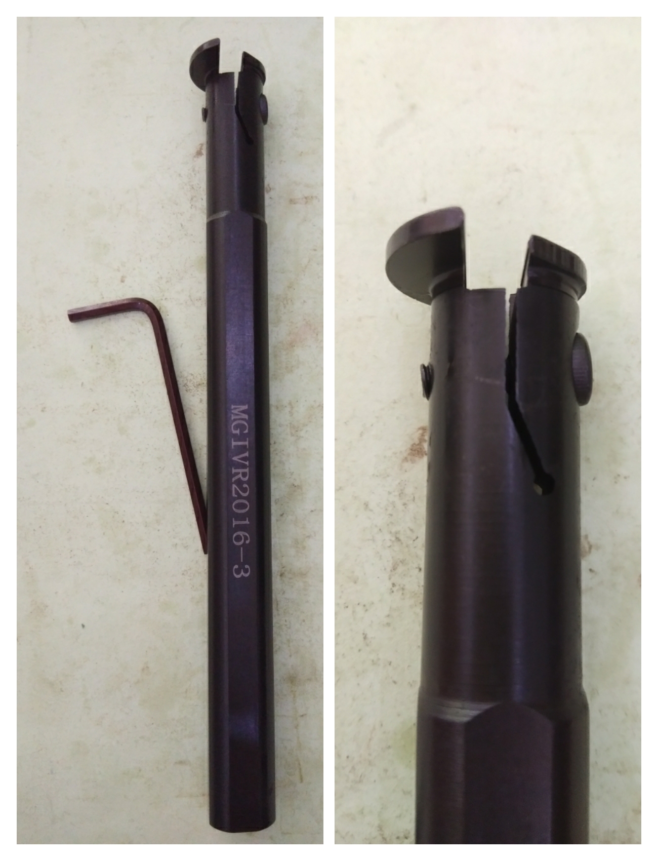 CÁN DAO CẮT RÃNH TRONG 3 LY 16 20 25 CNC MGIVR2016-3 VÀ MGIVR2520-3  VÀ MGIVR3125-3 LẮP MẢNH MGMN300