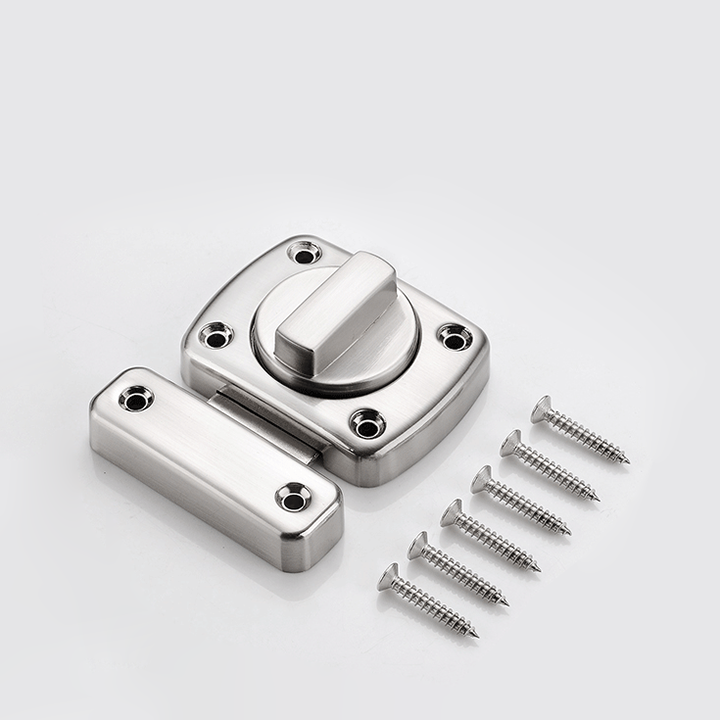 Khóa Chốt Núm Xoay - 1 Khoá - Khoá Chốt Cửa An Toàn, Chốt Móc Khoá Hàng Xịn Dùng Cho Cửa Phòng, Cửa Sổ, Cửa Chính