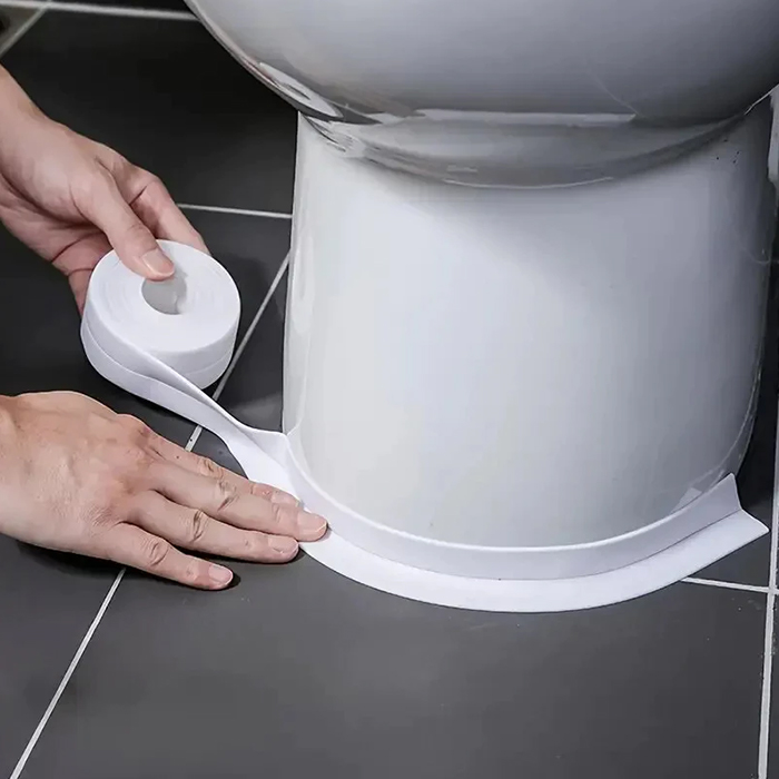  Phòng Tắm Chống Thấm Nước Dán Tường Niêm Phong Băng Keo PVC Niêm Phong Dải Bồn Rửa Cạnh Băng Nhà Bếp Phụ Kiện Phòng 1 