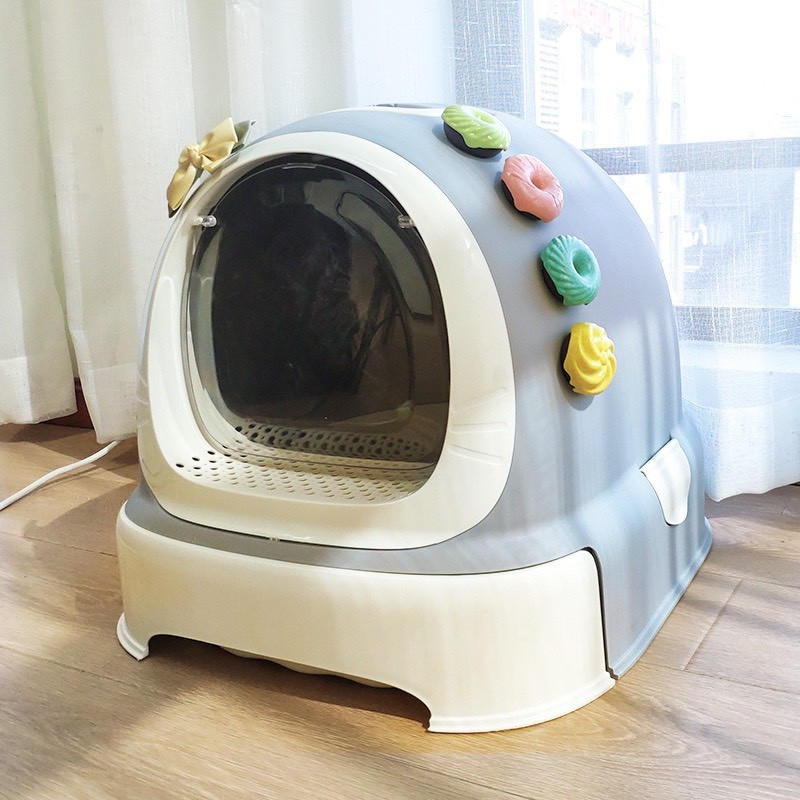 [Mã 152FMCGSALE giảm 8 đơn 500K] Combo 4 viên khử mùi vệ sinh chó mèo hình bánh donuts dễ thương an toàn cho sức khoẻ