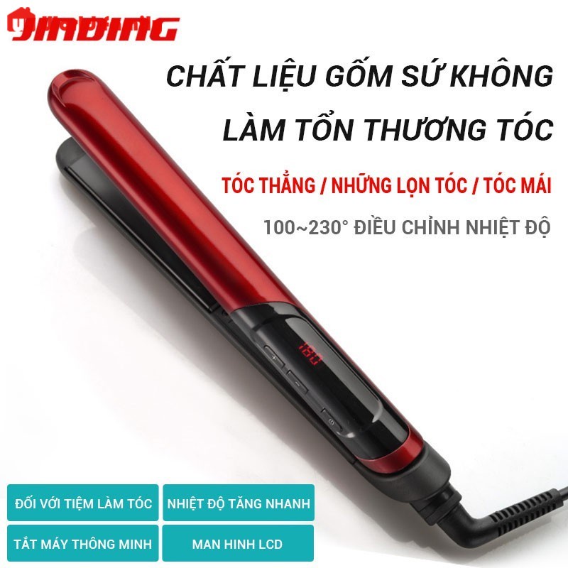 Máy Uốn Duỗi Tóc 2in1 ST3300_Máy Là Tóc Điều Nhiệt Chuẩn Salon Siêu bền kẹp êm không rít tóc nóng nhanh