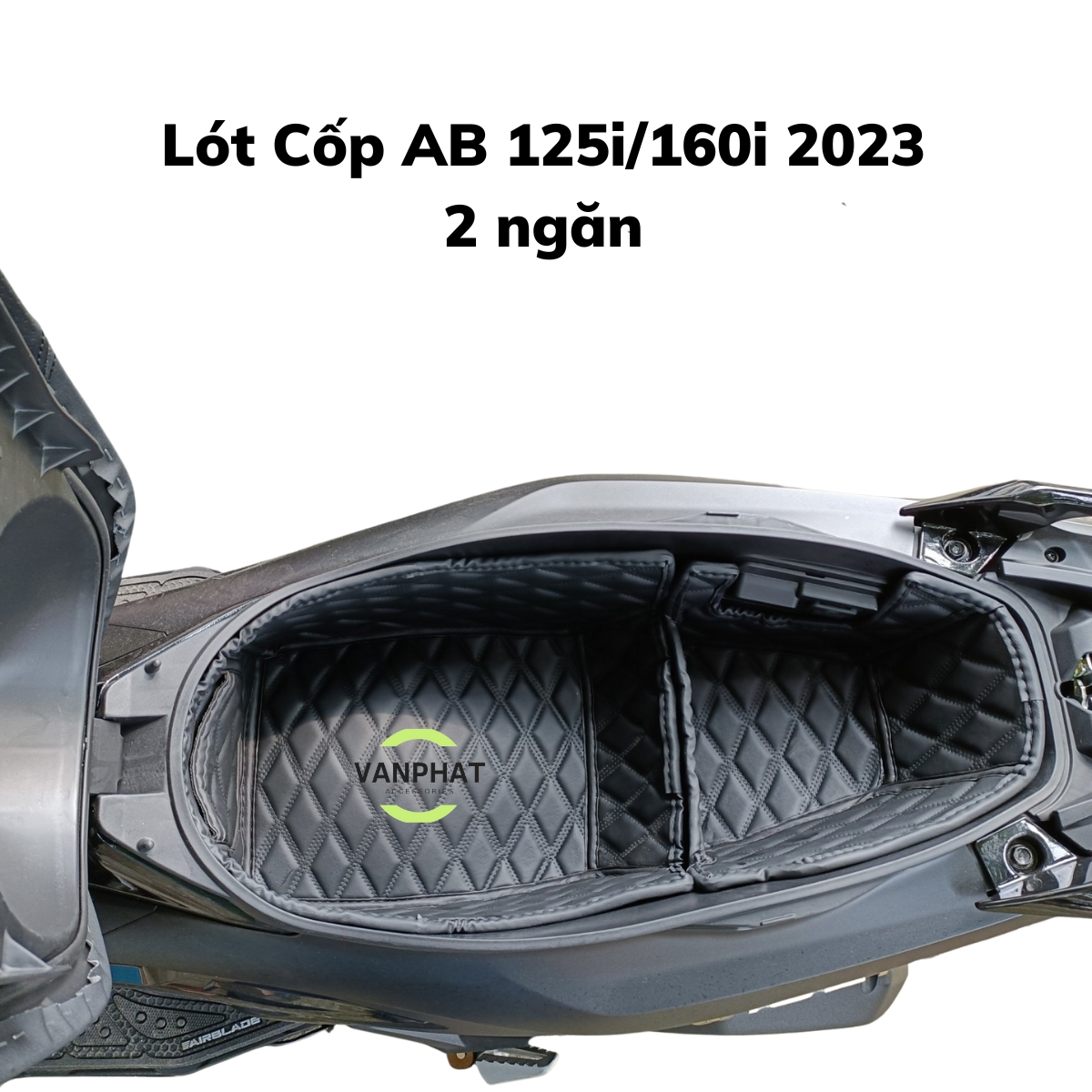 Lót Cốp Xe Máy Honda Airblade Chống Nóng Chống Sốc Thiết Kế Màu Sắc Thời Trang Có Túi Đựng Giấy Tờ - Vạn Phát