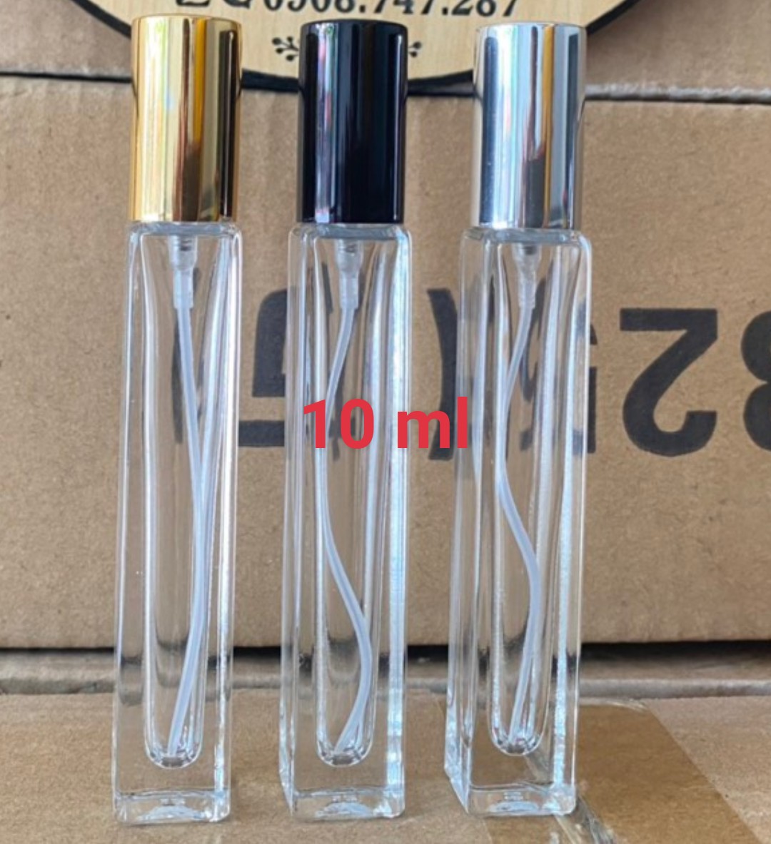 10 lọ Chai thủy tinh chiết nước hoa 10ml, 20ml
