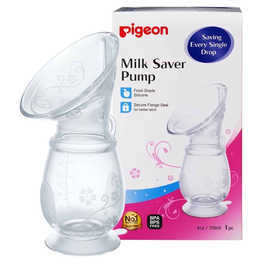 Dụng Cụ Hứng Sữa Mẹ, Hút Sữa Pigeon silicon siêu mềm không chứa BPA 2 in 1 - BEEKIDS PLAZA