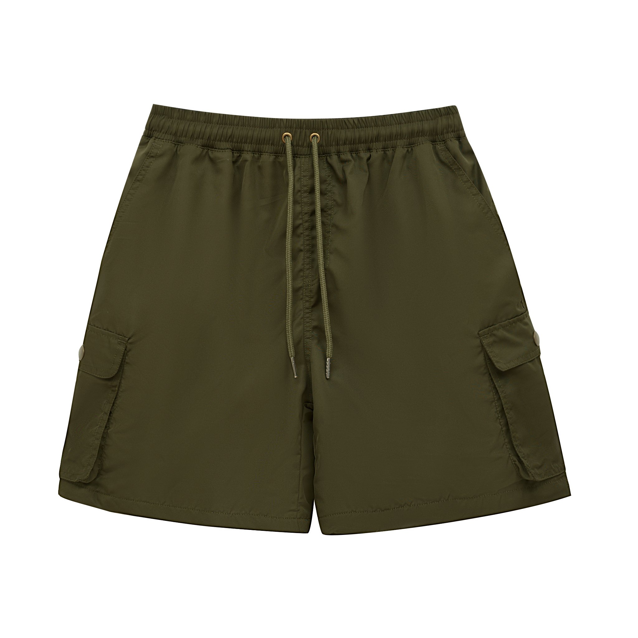 Young Green Quần short FUSED túi hộp phom trên gối - chất liệu vải dù có lớp lót