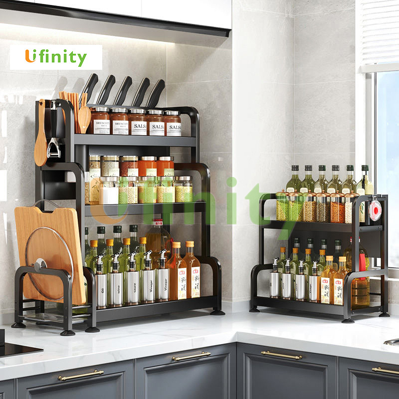  Lifinity Kệ Đựng Gia Vị Nhà Bếp-Kệ Để Đồ Thép Cacbon Cao Cấp Hình Đẹp Siêu Tiện Dụng 