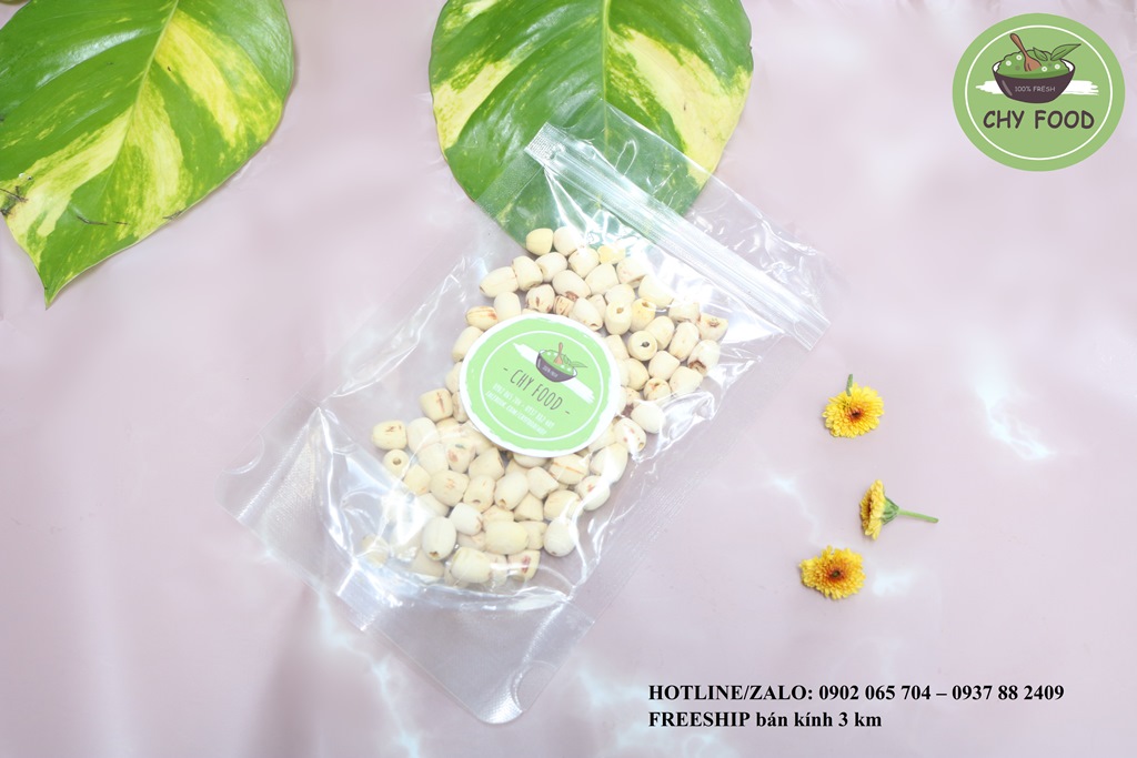 HẠT SEN HUẾ KHÔ LOẠI 1 - 100 GRAM