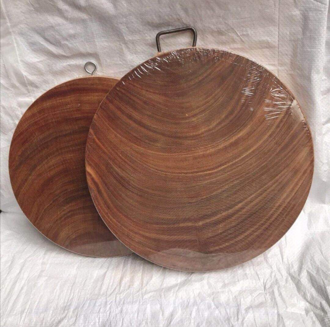 Thớt gỗ nghiến 100%  siêu bền 35cm dày 5cm