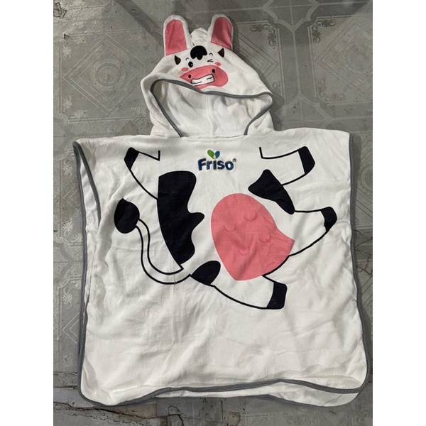 Áo choàng khăn tắm choàng friso cho bé- hkm friso
