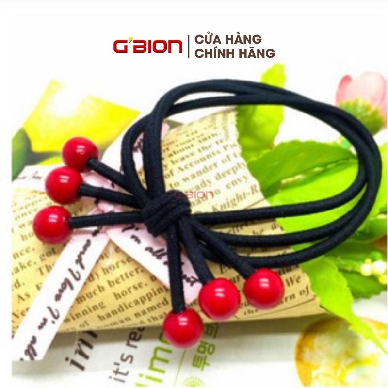 Dây buộc tóc hạt cherry ct33 , npp gbion