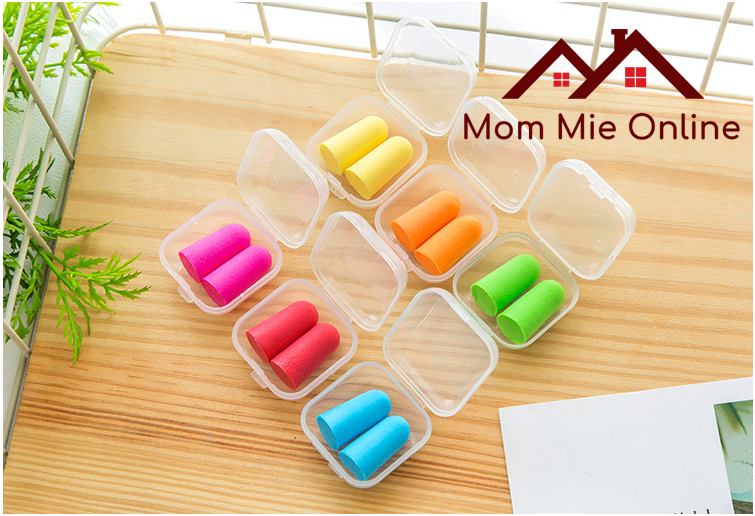 [HCM] Hộp 2 nút bịt tai giảm tiếng ồn chống nước vào tai khi đi bơi - J143