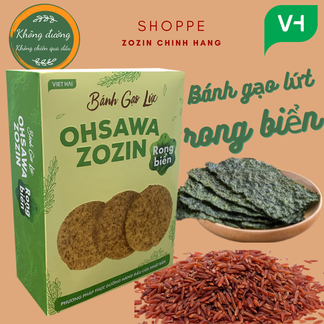Bánh gạo lứt OHSAWA ZOZIN Rong biển 125g
