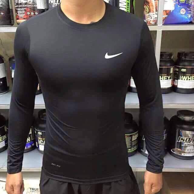 Quần áo tập gym nam. áo lót body + quần pro combat cao cấp