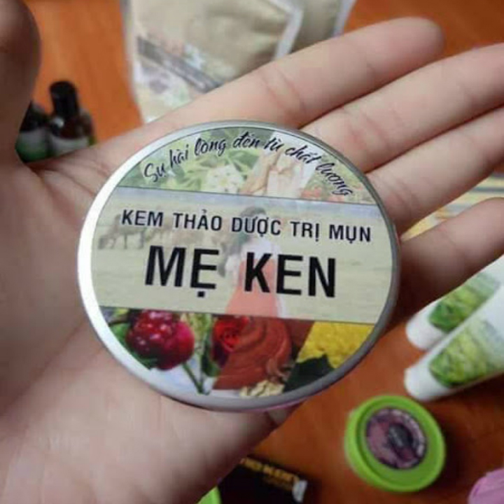 Kem mụn thảo dược, dành cho da mụn mủ mụn bọc mụn đầu đen meken