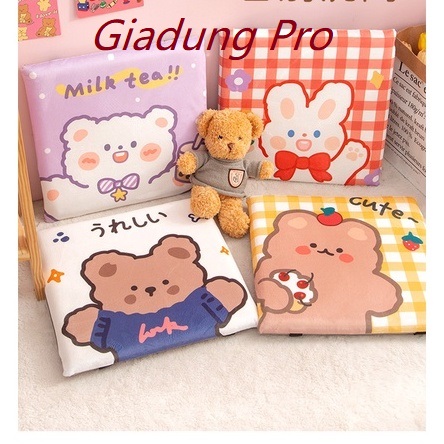 (Cao Su Non Dày 4cm) Đệm Hình Chữ Nhật  Lót Ghế Ngồi Văn Phòng/Phòng Học/Tập Yoga/Ngồi Bệt/Ngồi Học/Ngồi Thiền/Thưởng Trà - Giadung Pro
