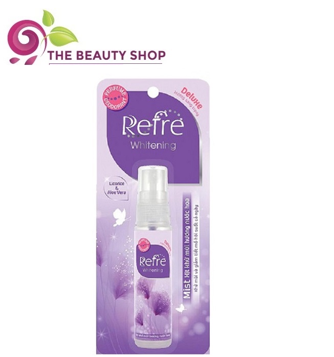 [TÍM- SANG TRỌNG] Xịt khử mùi hương nước hoa Mentholatum Refre 30ml