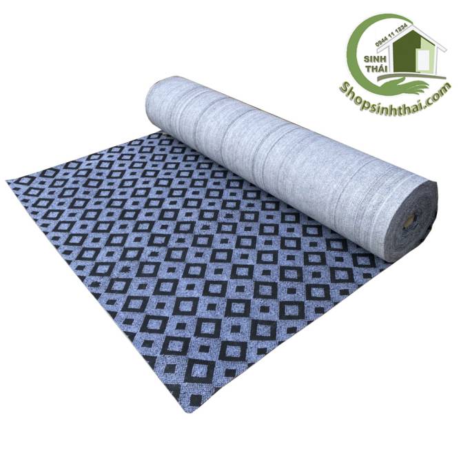 [HCM]Thảm nỉ hoa màu xám hoa văn dày 5mm - thảm nỉ lót trải sàn sự kiện - 1m2